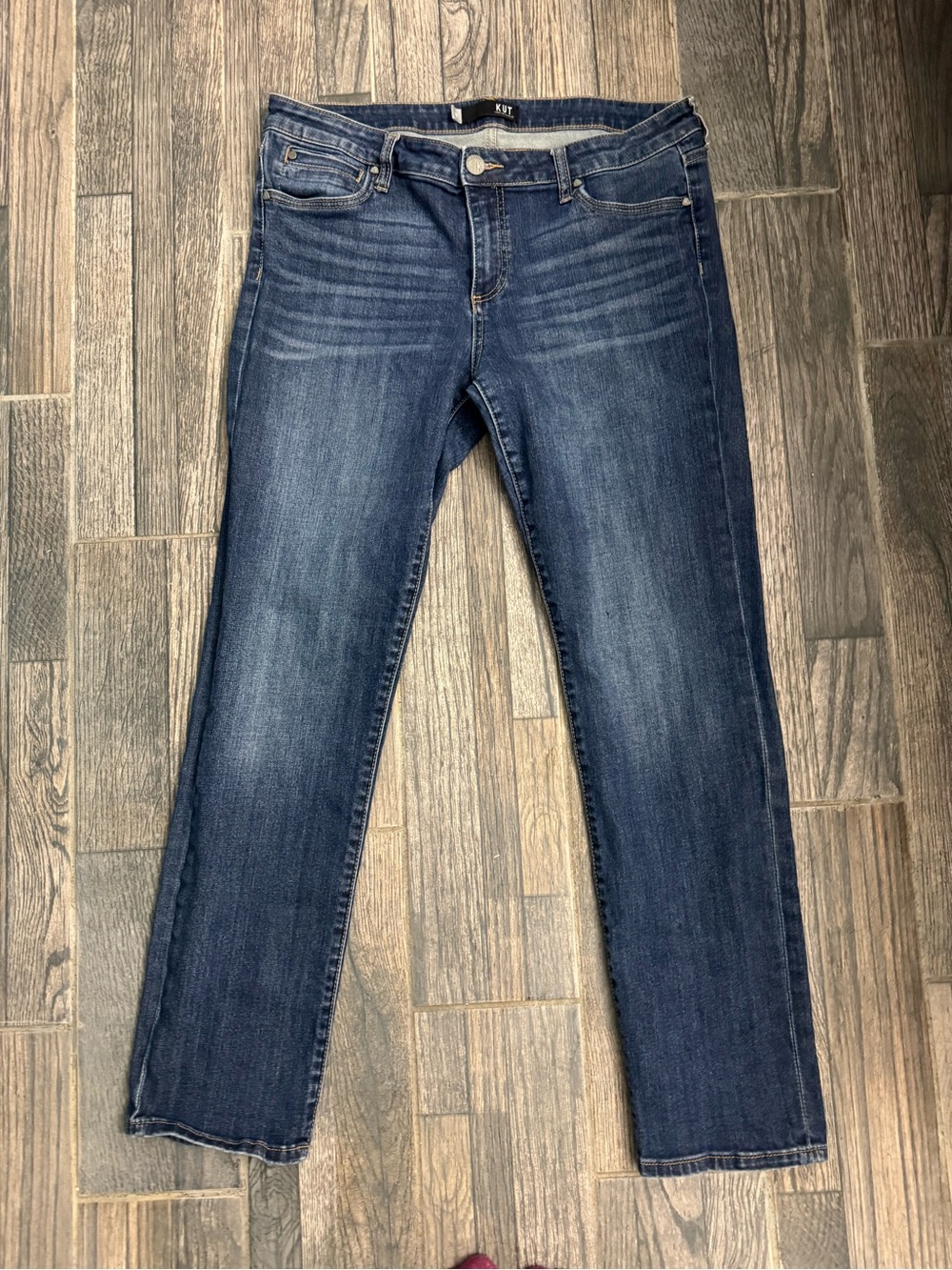 Kut from the Kloth Dark Blue Women's Bootcut Jeans KUT Womens jeans - size 12 - Picture 2 of 5